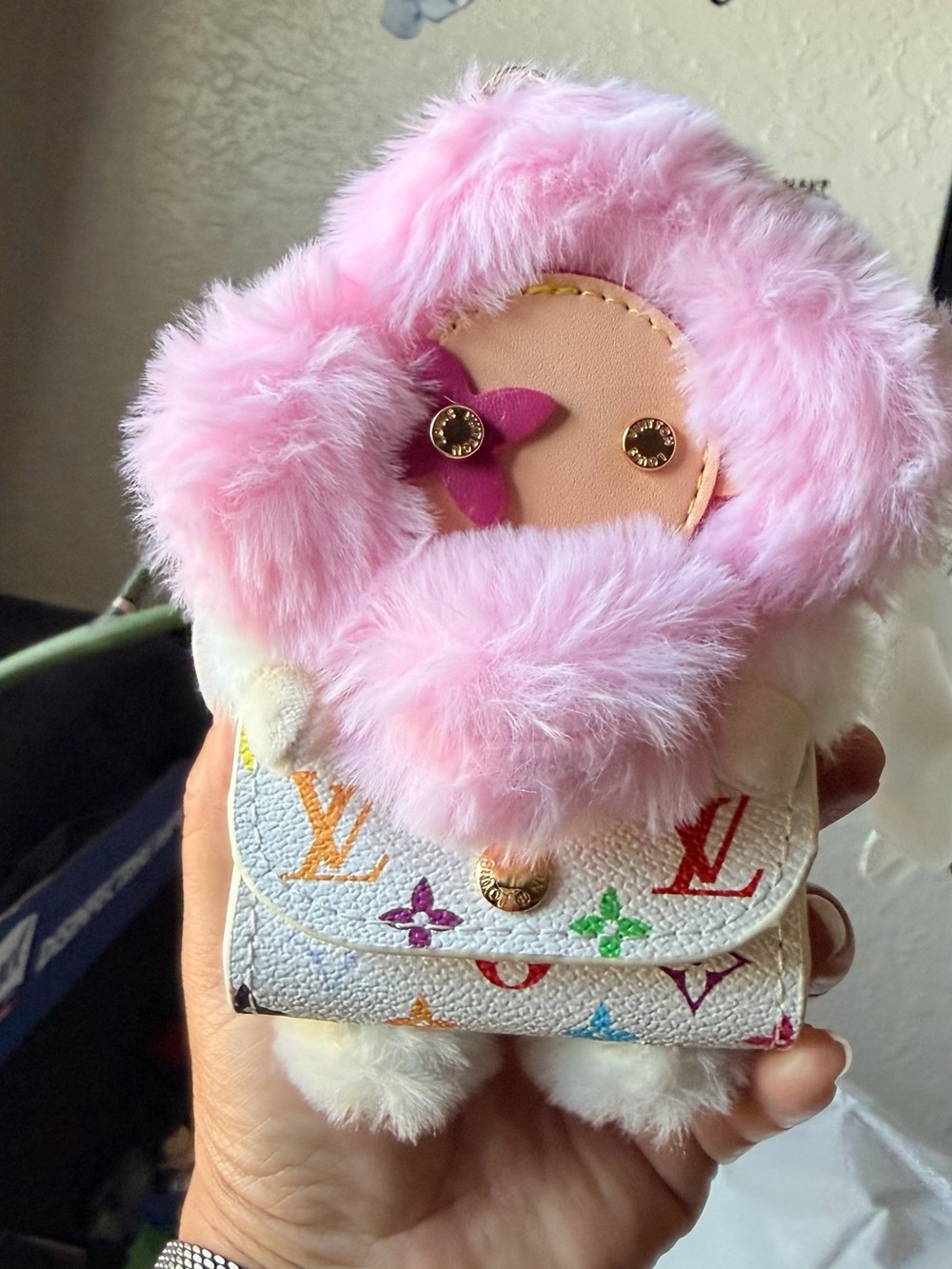 Keychain and earphones case